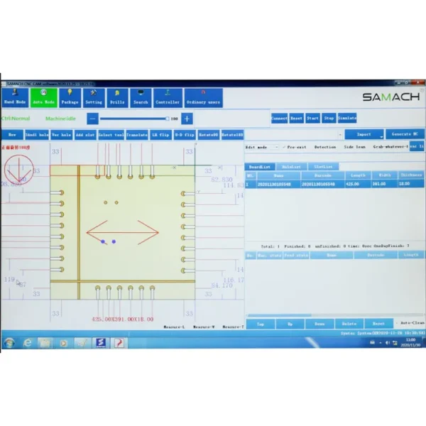 Linie automată de producție cu perforare CNC pe 6 laturi – Samach